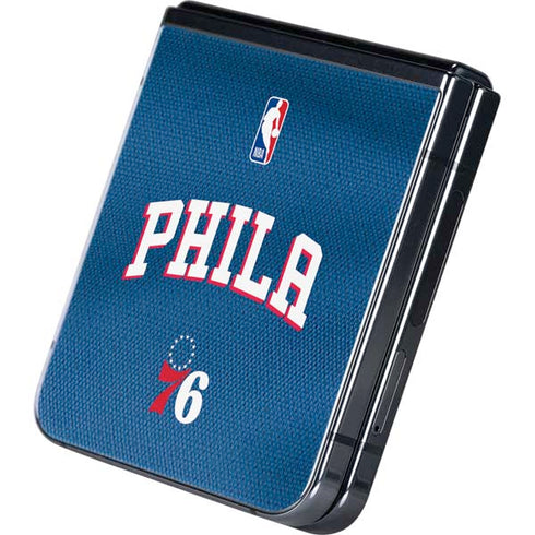 NBA Philadelphia 76ers Jersey Galaxy Z Flip5 5G Skin